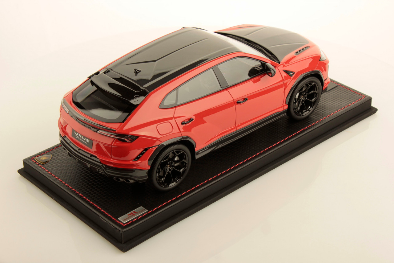 1/18 MR Collection Lamborghini Urus S (Rosso Arancio Red) Resin Car Model Limited 49 Pieces