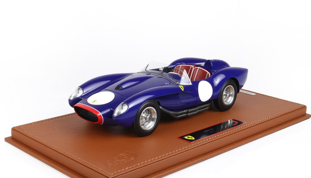 1/18 BBR 1957 Ferrari 250 Testarossa (Blue) Resin Car Model Limited 100 Pieces