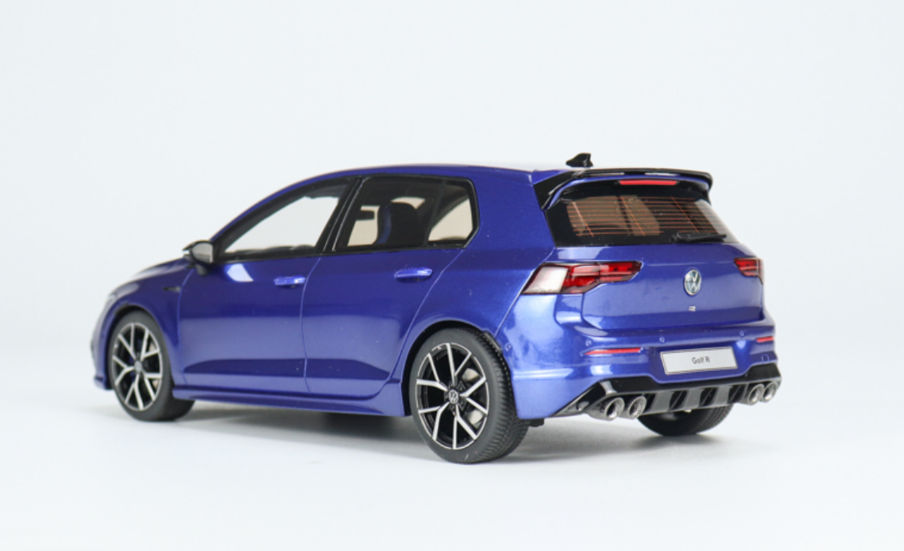 1/18 OTTO 2021 Volkswagen Golf VIII R (Blue) Resin Car Model