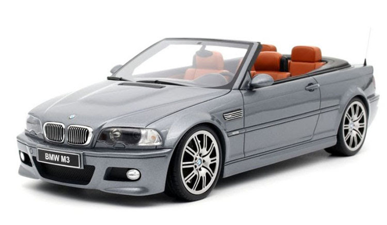 1/18 OTTO 2004 BMW E46 M3 Convetible (Silver) Resin Car Model