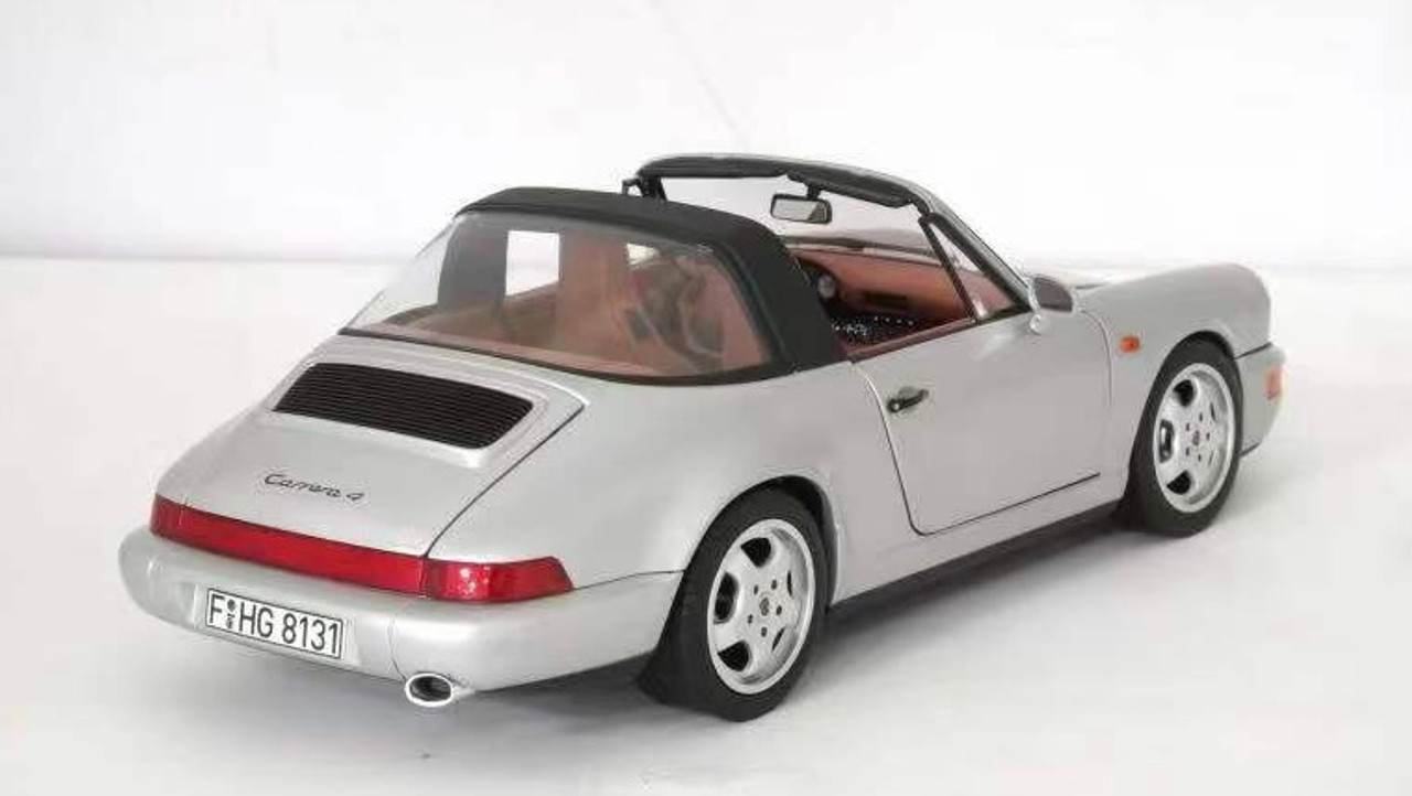 1/18 Norev Porsche 911 964 Targa (Silver) Diecast Car Model 