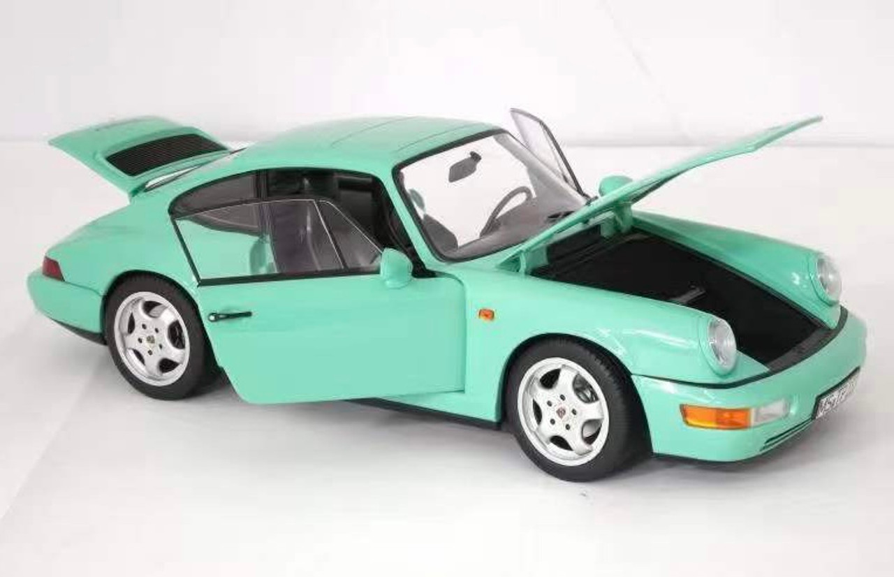 1/18 Norev Porsche 911 964 Coupe (Tiffany Blue) Diecast Car Model