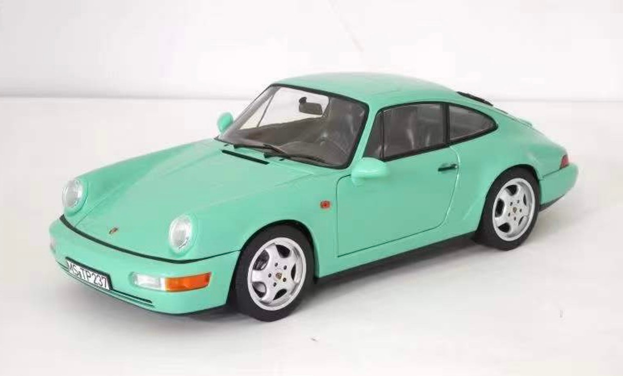 1/18 Norev Porsche 911 964 Coupe (Tiffany Blue) Diecast Car Model