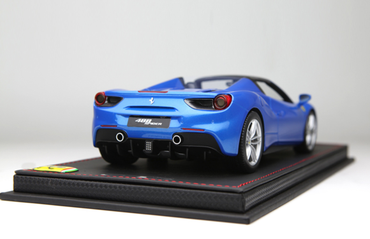 1/18 BBR Ferrari 488 Spider (Blue) Resin Car Model Limited 288