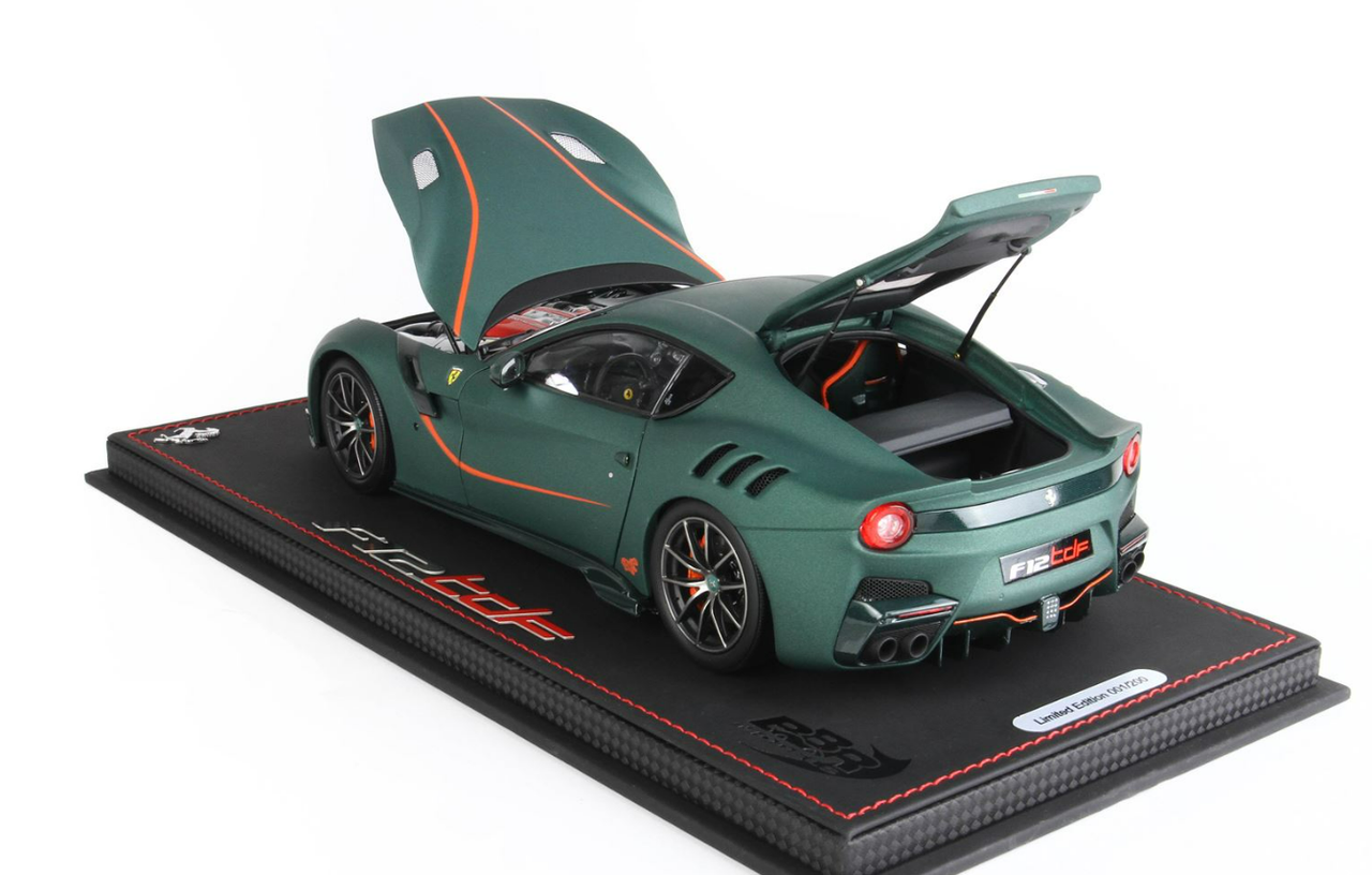 1/18 BBR Ferrari F12 TDF (Matte Green) Diecast Car Model Limited 200 Pieces