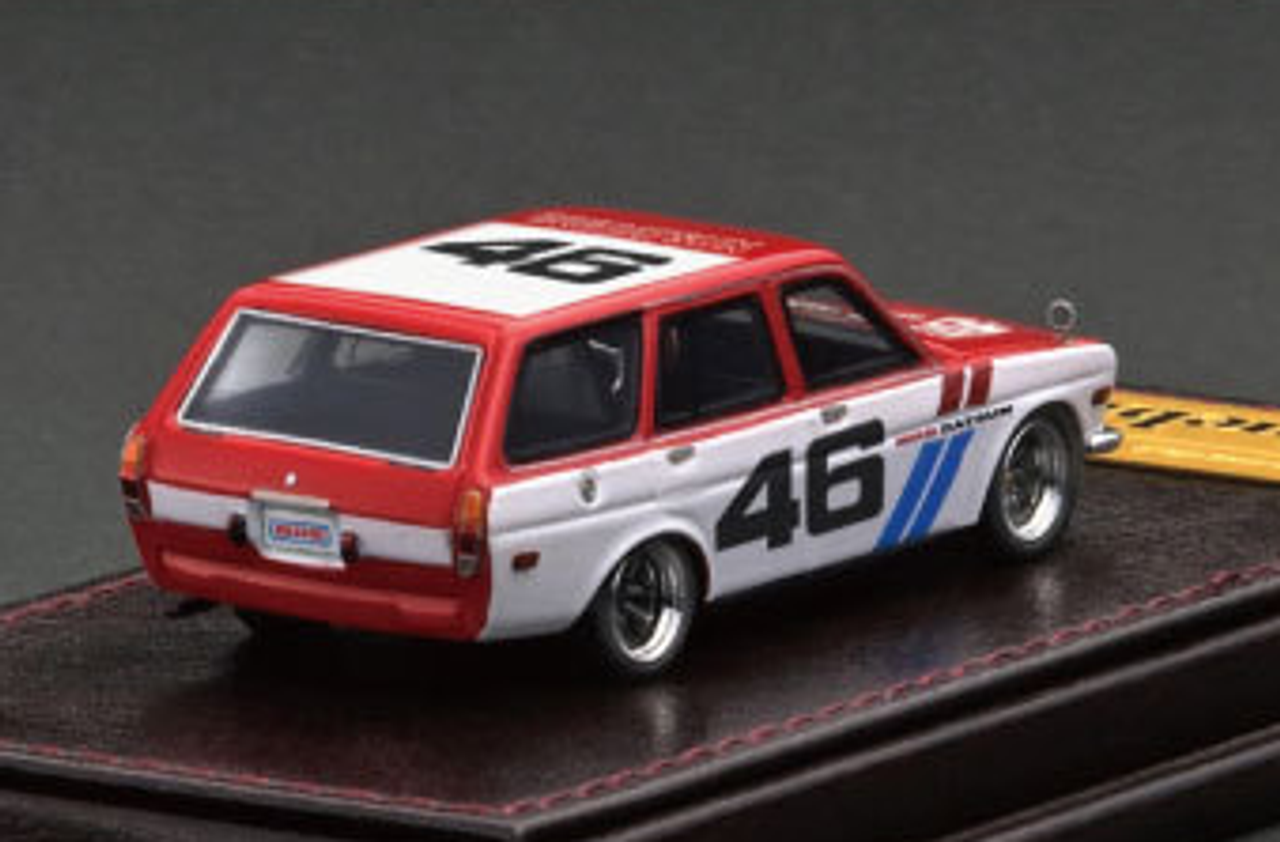 1/64 Ignition Model Datsun Bluebird (510) Wagon Red/White