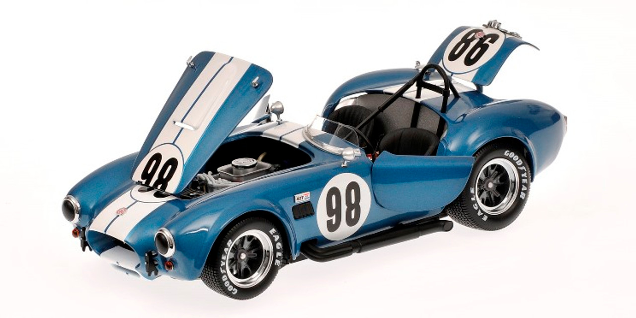 1/18 Kyosho FORD MUSTANG SHELBY COBRA 427 S/C #98 (Blue) Diecast Car Model