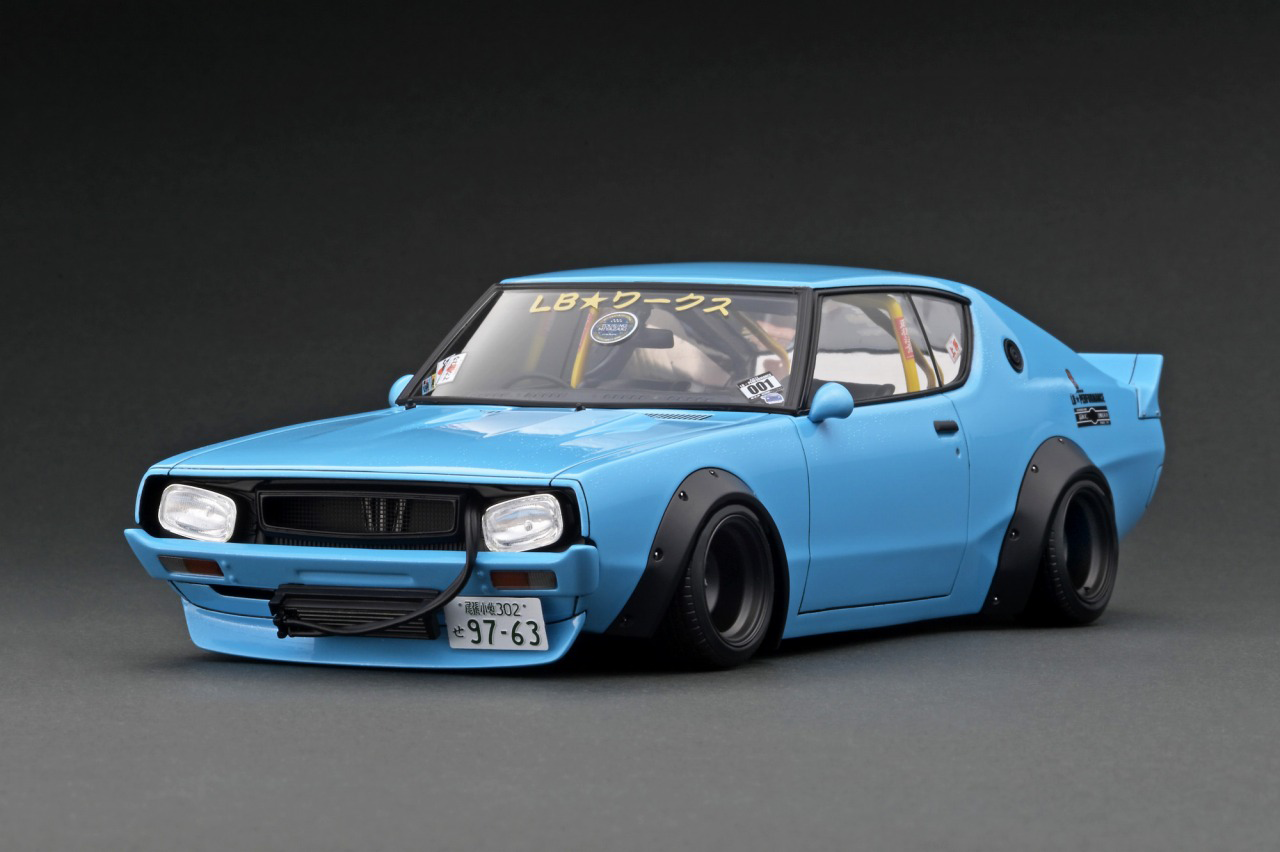 特売情報1/18 IGNITION MODEL LB-WORKS Nissan GT-R Type2 Blue IG2340 日産　R35 イグニッションモデル リバティーウォーク 乗用車