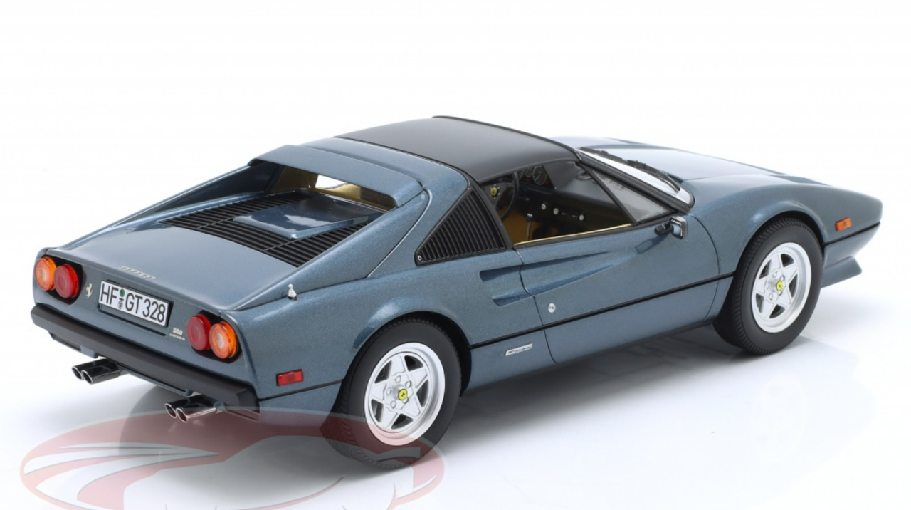 1/18 Norev 1982 Ferrari 308 GTS with Removable Top (Blue Metallic) Car Model