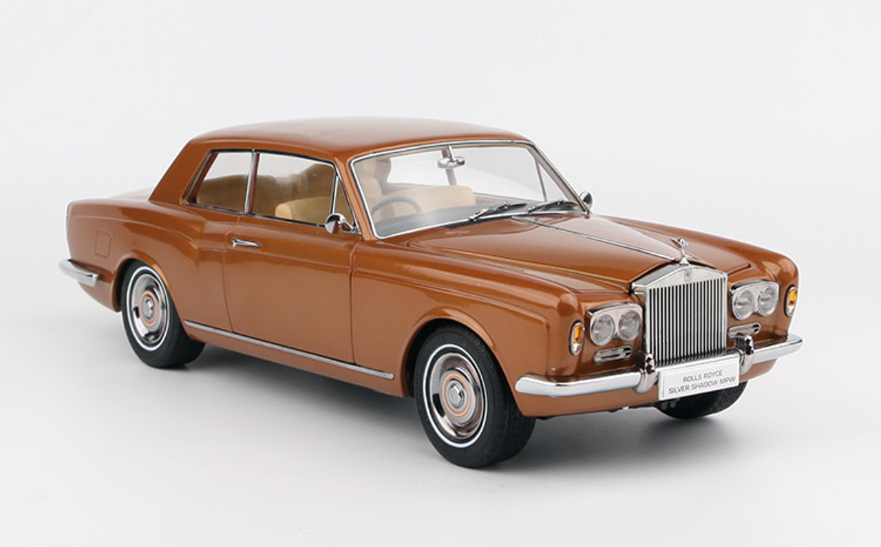 1/18 Paragon Rolls-Royce Silver Shadow MPW 2DR Coupe (Bronze) Diecast Car  Model