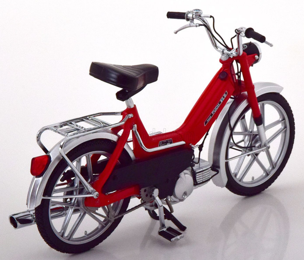 Mofa Modell Maßstab 1:10 PUCH Maxi N rot von 50cc Legends Moped