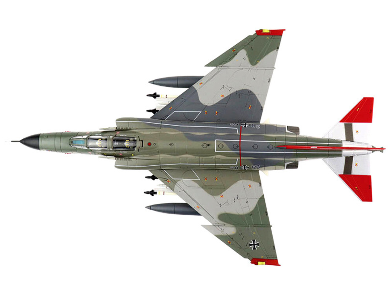 McDonnell Douglas F-4F Phantom II "Norm 81" Fighter Aircraft "JG 71 "Richthofen" GAFTIC 86 CFB Goose Bay Canada" (May 1986) "Air Power Series" 1/72 Diecast Model by Hobby Master