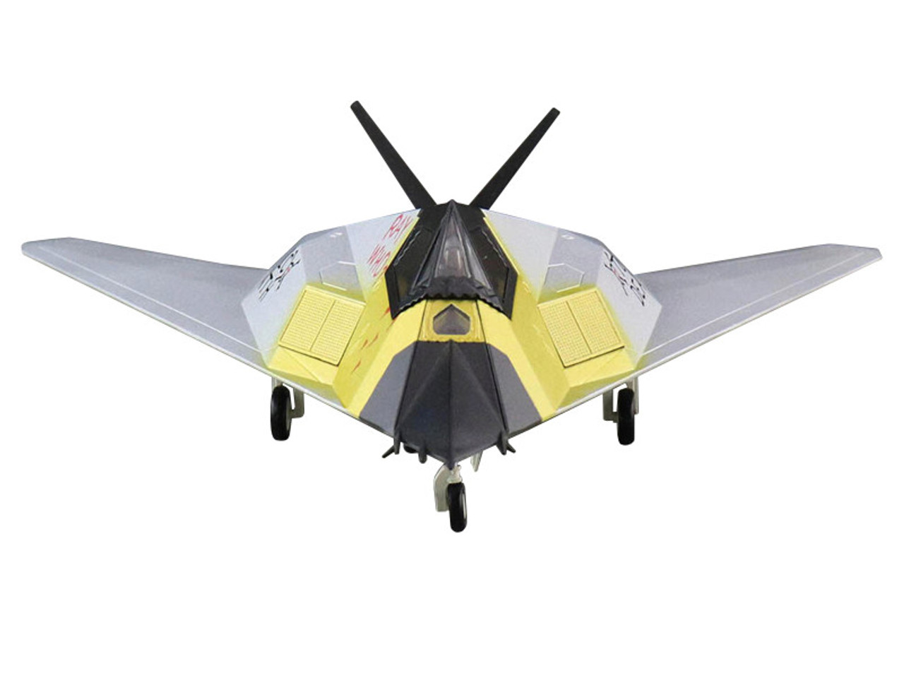 Lockheed F-117A Nighthawk Stealth Aircraft "Toxic Death" (1991) "Air Power Series" 1/72 Diecast Model by Hobby Master