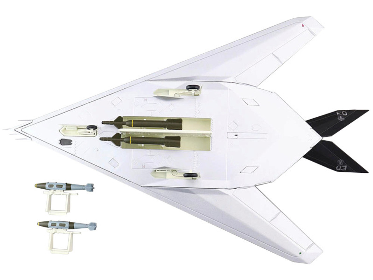 Lockheed F-117A Nighthawk Stealth Aircraft "Toxic Death" (1991) "Air Power Series" 1/72 Diecast Model by Hobby Master