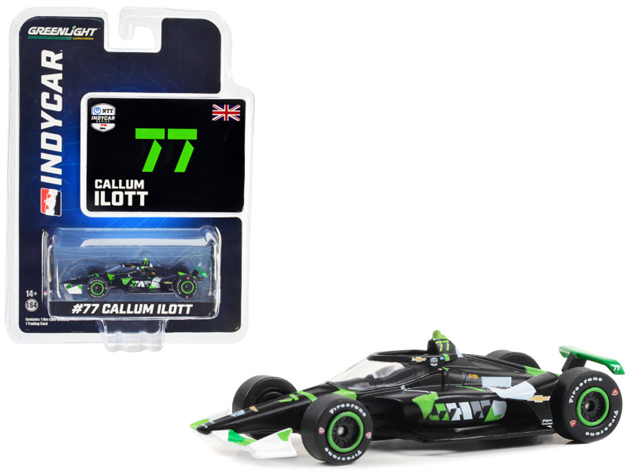 Dallara IndyCar #77 Callum Ilott Juncos Hollinger Racing "NTT IndyCar Series" (2023) 1/64 Diecast Model Car by Greenlight