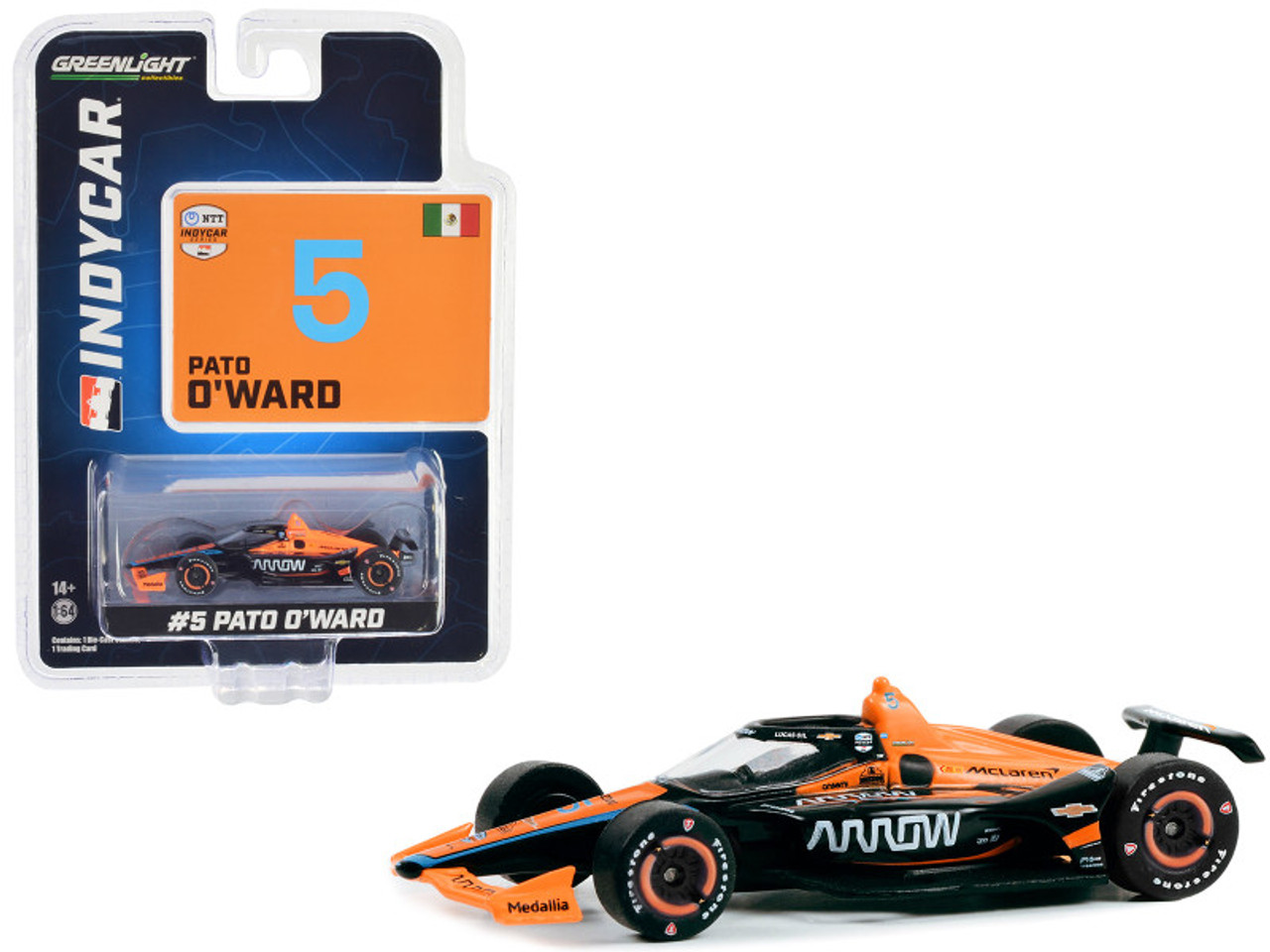 パト・オワード #5 Pato O’Ward / Arrow (Arrow McLaren 60th Anniversary Triple Crown) / '2023 Indy Car 1:64