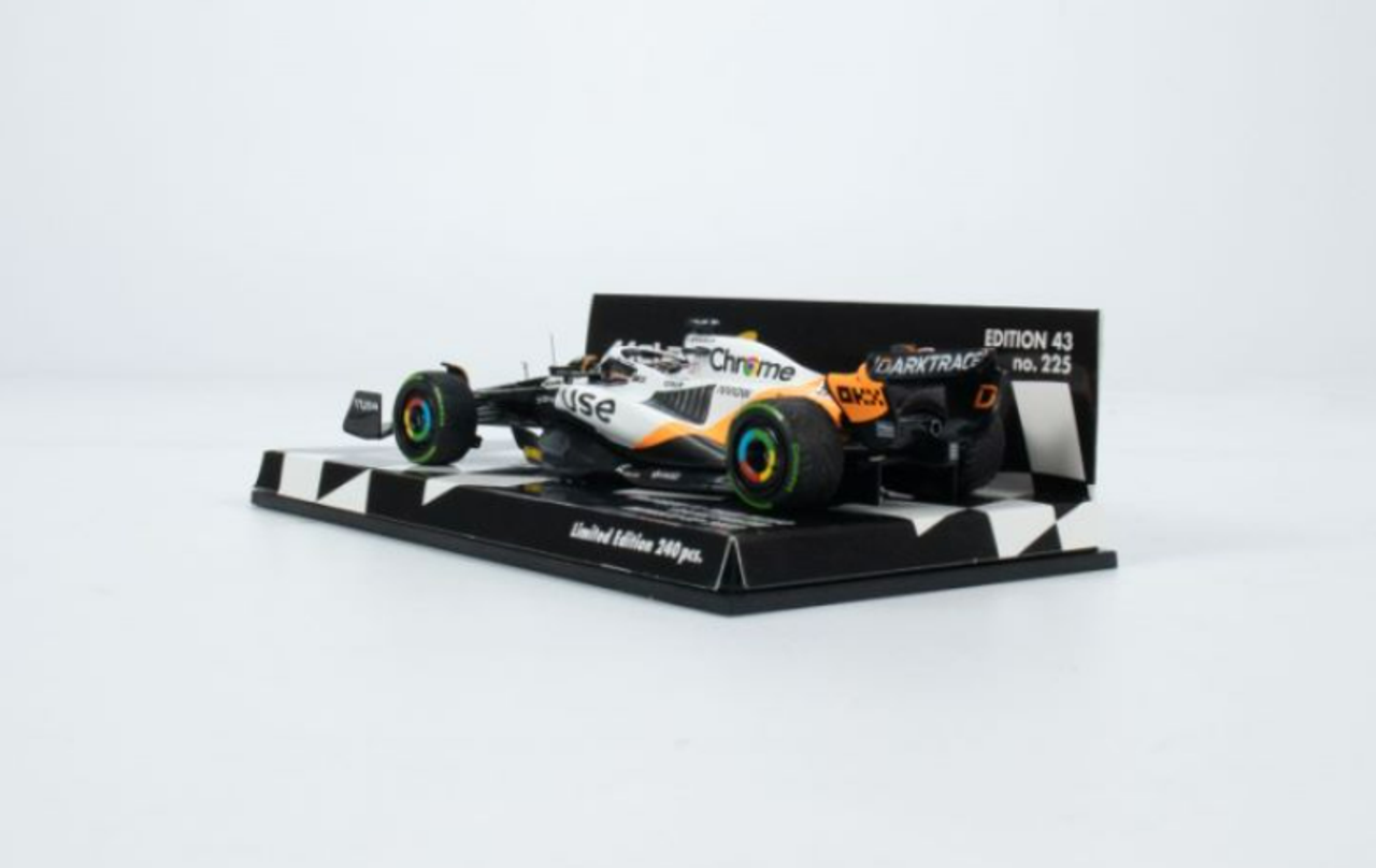 1/43 Minichamps 2023 Formula 1 McLaren MCL60 Oscar Piastri Monaco GP Car Model