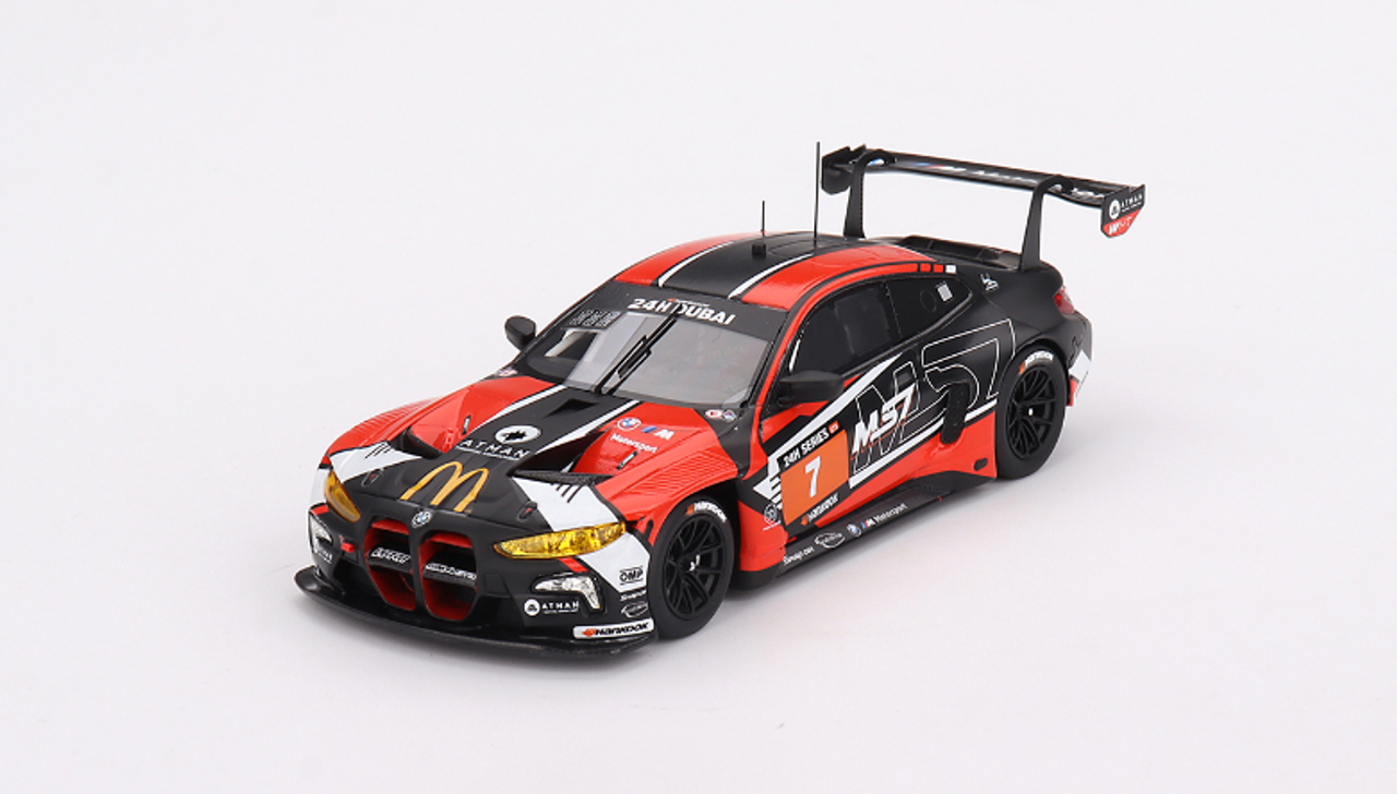 1/43 TSM BMW M4 GT3 #7 Team WRT 2023 24H Dubai Winner Resin Car Model