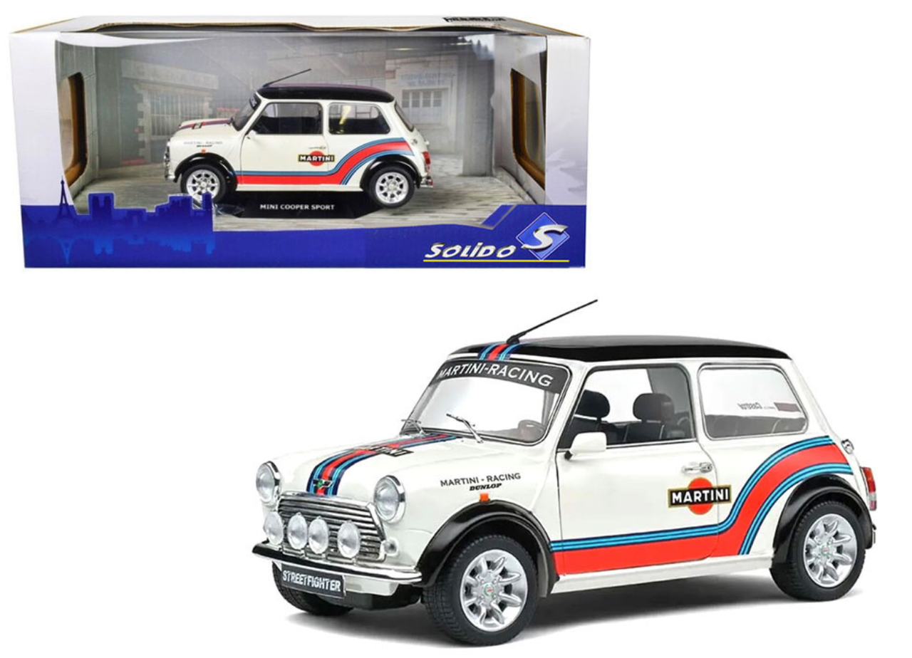 Solido 1/18 ミニクーパー スポーツ 1998 マルティニ カラー