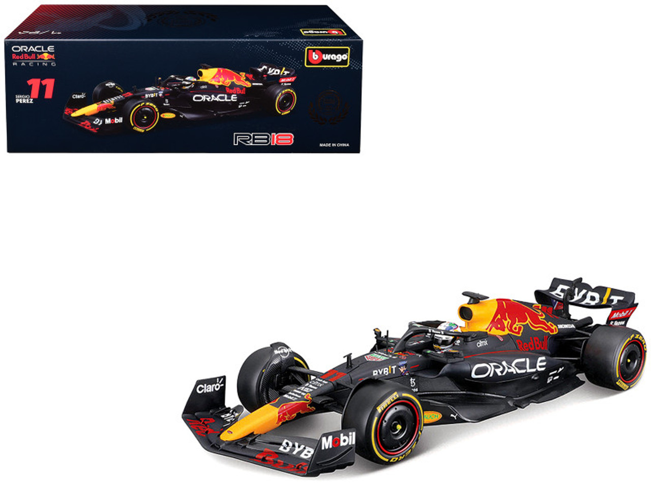 1/24 BBurago 2022 Formula 1 Sergio Perez Red Bull Racing