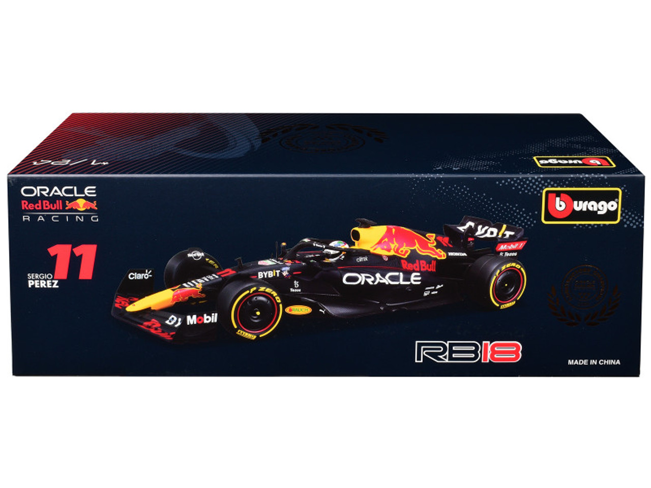 1/24 BBurago 2022 Formula 1 Sergio Perez Red Bull Racing RB18 #11 Car Model 1/24 BBurago 2022 Formula 1 Sergio Perez Red Bull Racing RB18 #11 Car Model