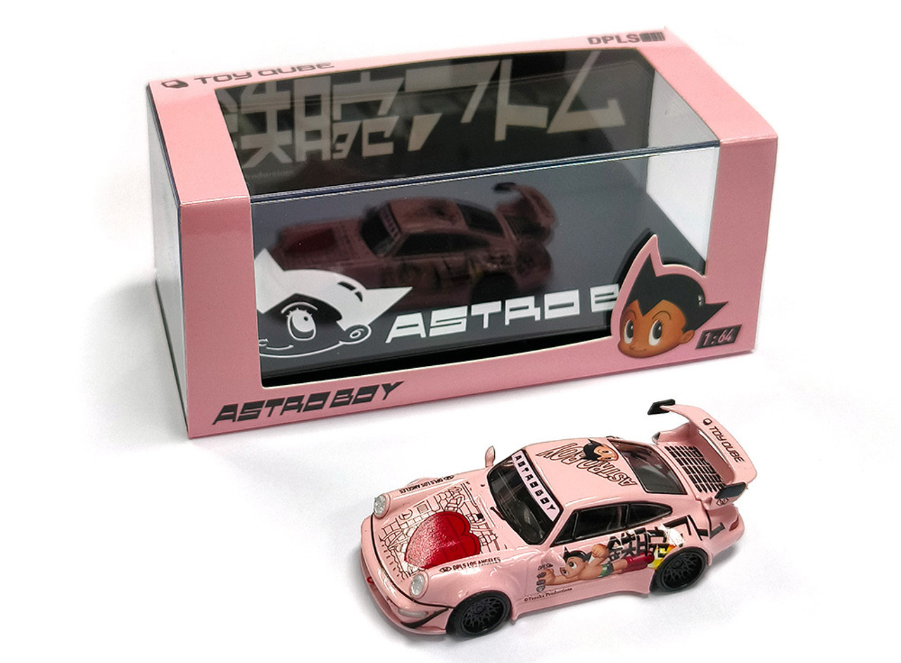 1/64 DPLS Porsche 911 964 RWB Astroboy (Pink) Car Model 