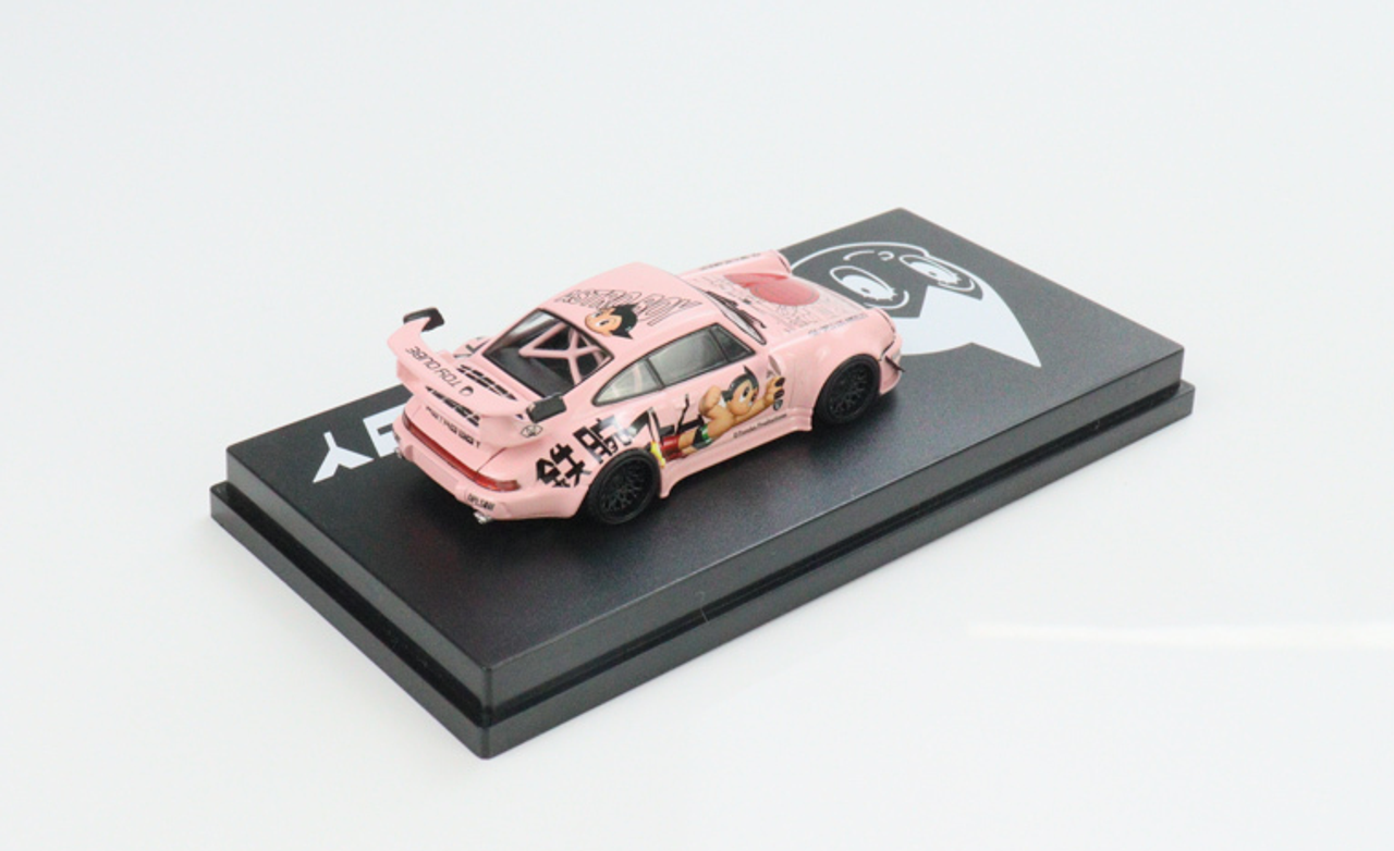 1/64 DPLS Porsche 911 964 RWB Astroboy (Pink) Car Model