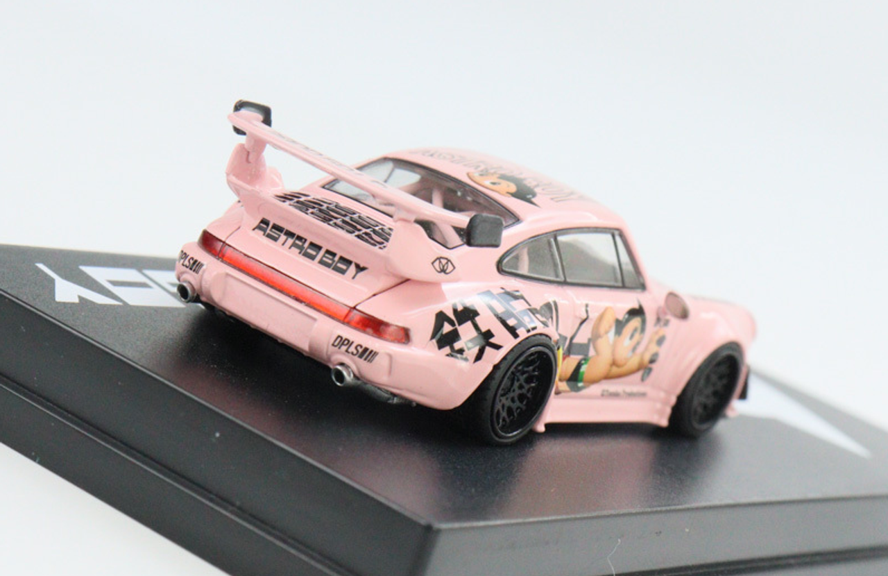 1/64 DPLS Porsche 911 964 RWB Astroboy (Pink) Car Model