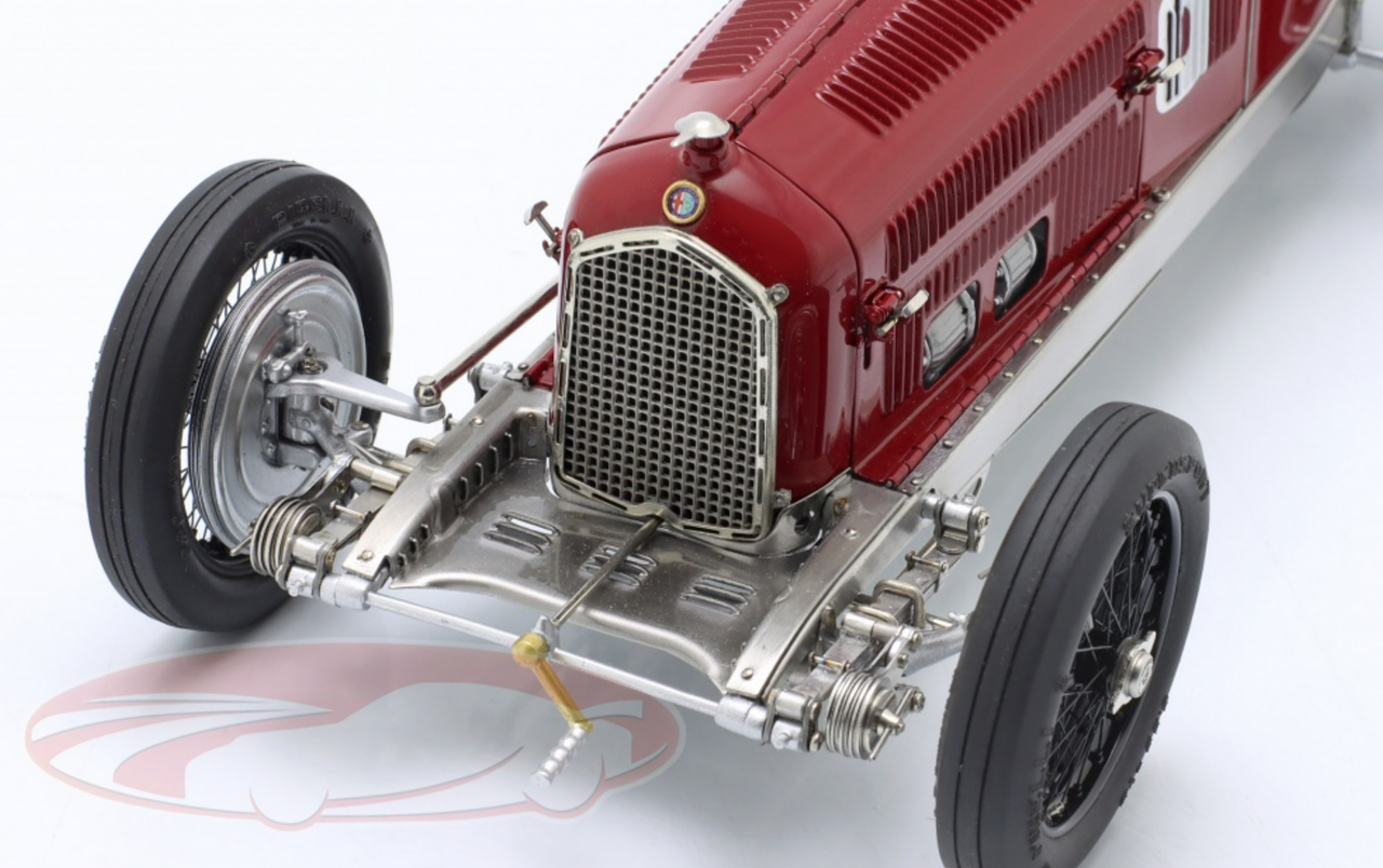 1/18 CMC 1932 Formula 1 Tazio Nuvolari Alfa Romeo Tipo B (P3) #8 Winner Italy GP Diecast Car Model
