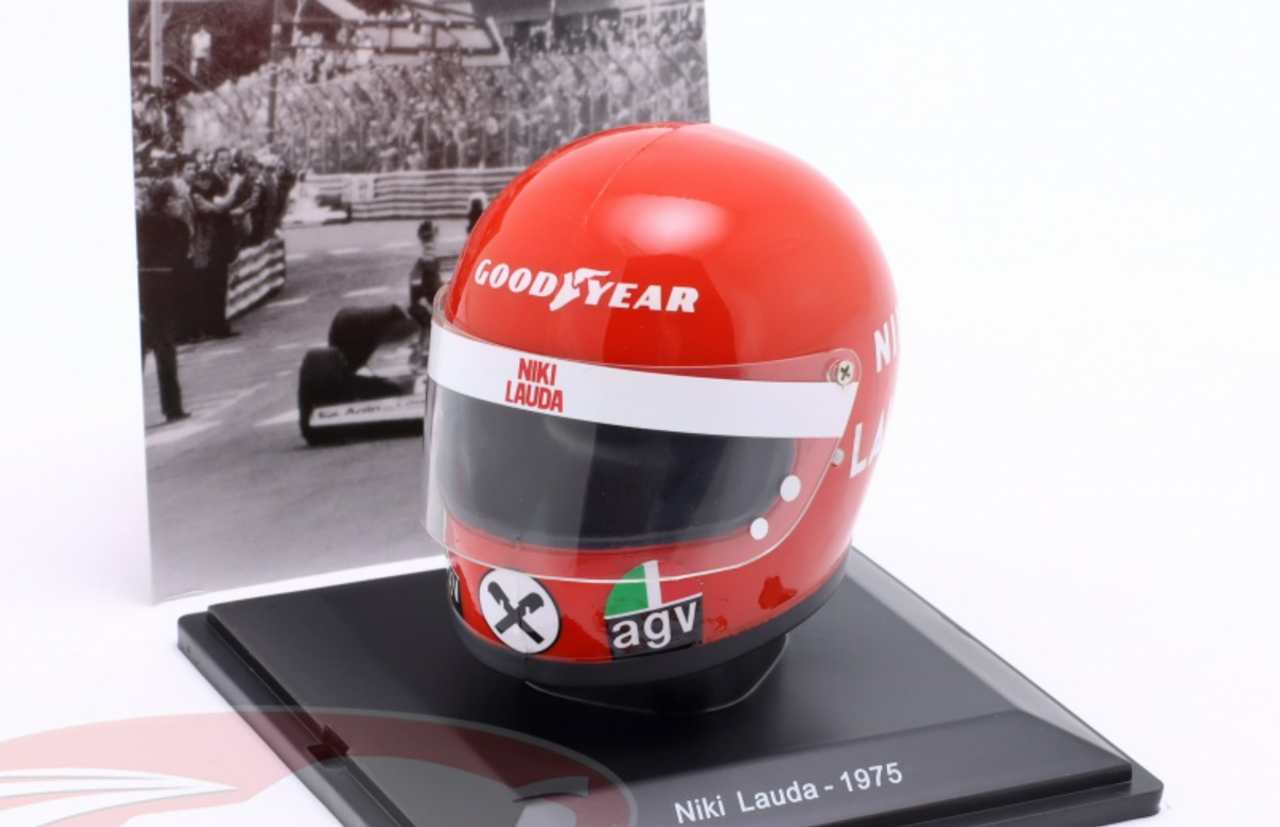 1/5 Spark 1975 Formula 1 Niki Lauda #12 Ferrari 312T Helmet Model