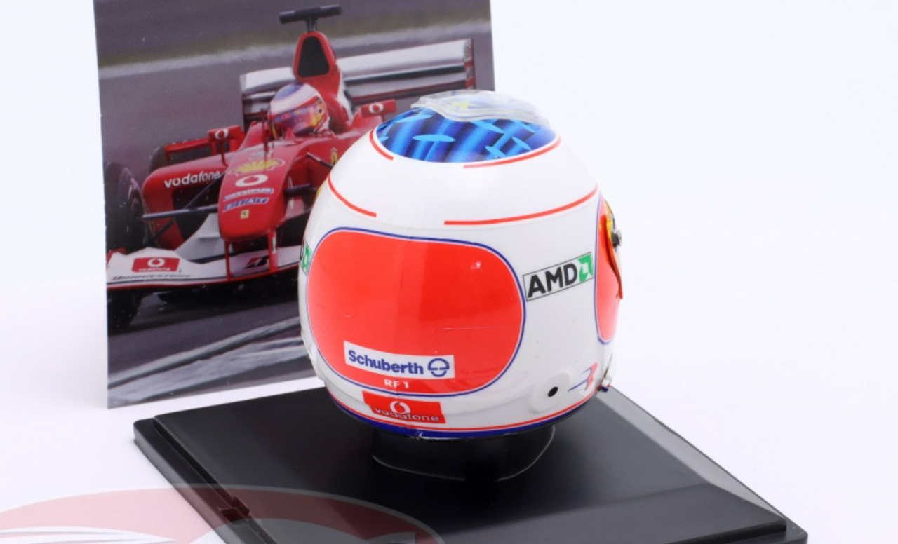 1/5 Spark 2003 Formula 1 Rubens Barrichello #2 Ferrari F2003-GA Helmet Model