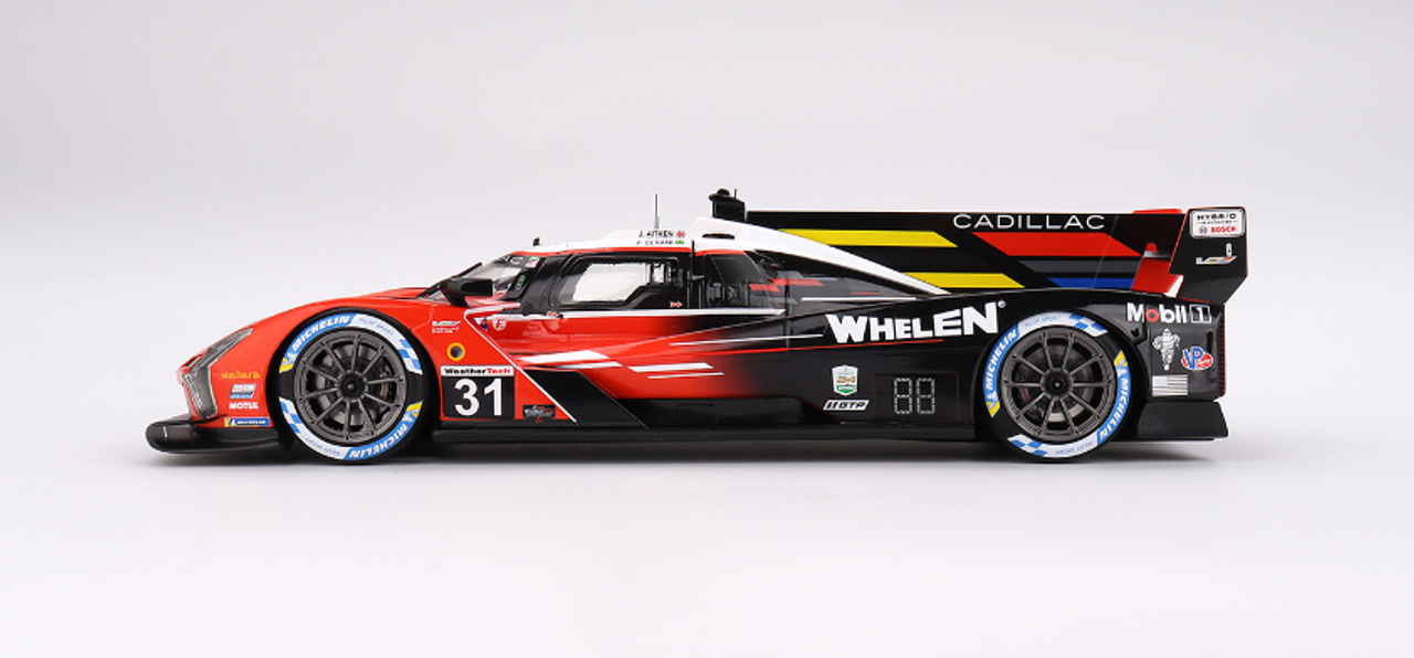 1/18 Top Speed Cadillac V-Series.R #31 Whelen Engineering Cadillac Racing 2023 IMSA Sebring 12 Hrs Winner Resin Car Model