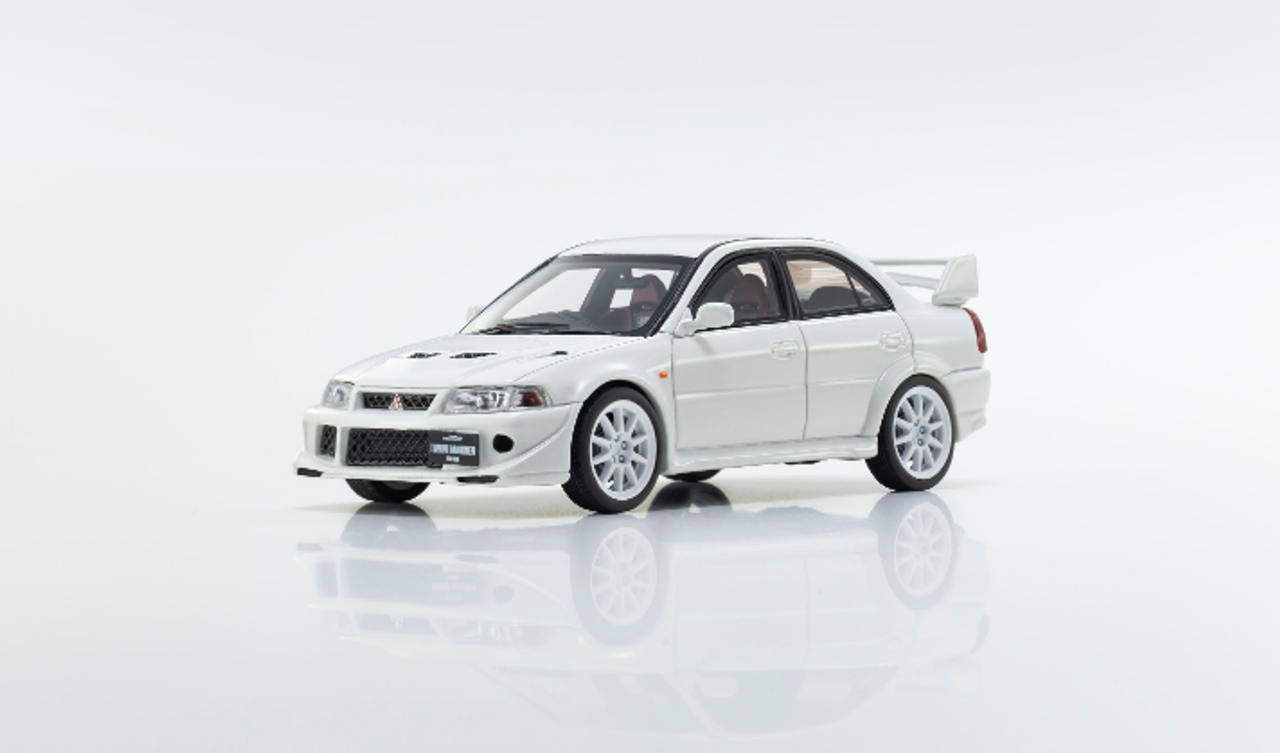 オートアート 1/43 三菱 ランサーエボリューション Ⅵ ホワイト 1/43 Kyosho Mitsubishi Lancer Evolution VI TME White Limited
