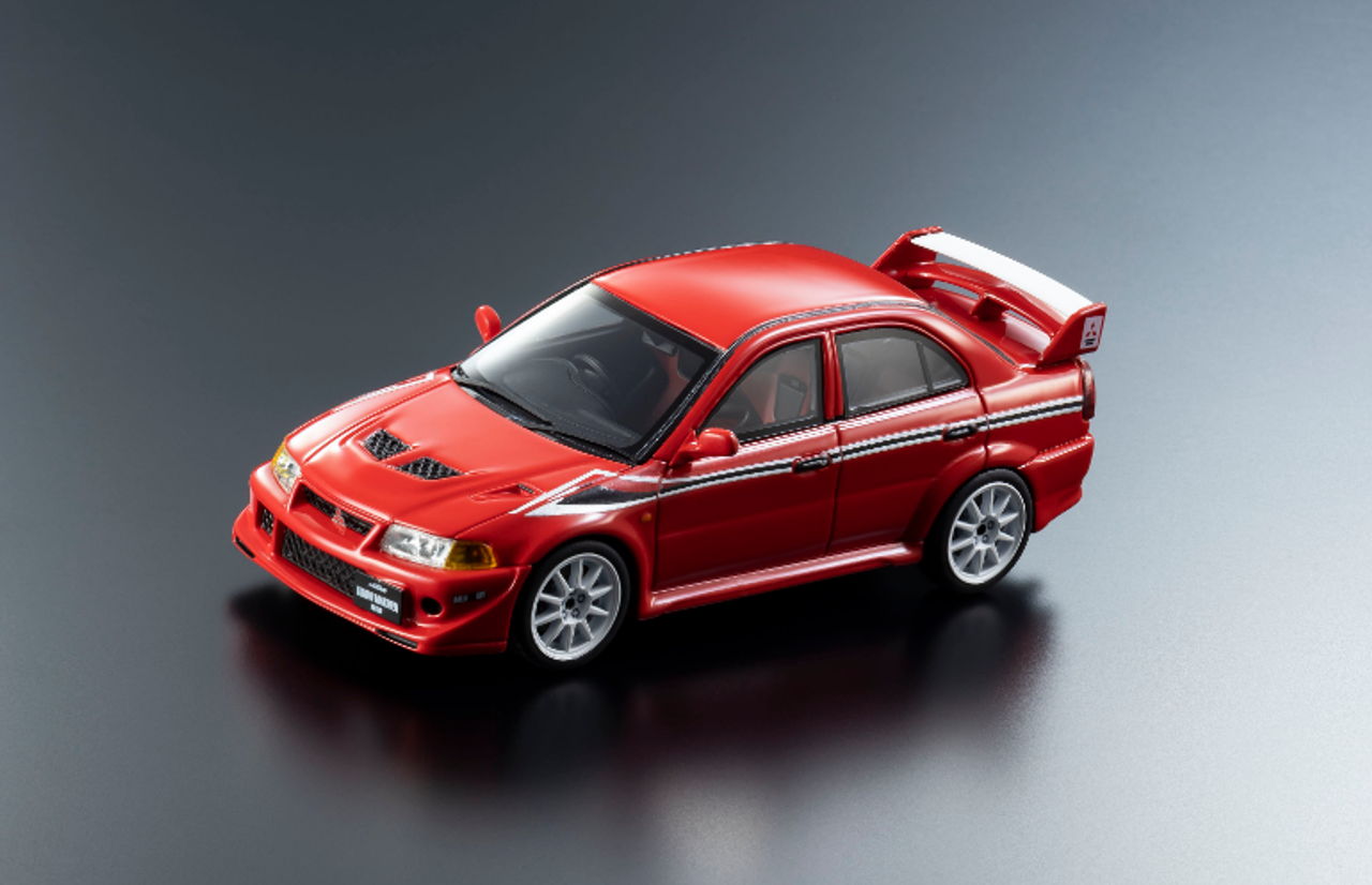 1/43 Kyosho Mitsubishi Lancer Evolution VI TME Red with Rallyart stripe  Limited Q'ty 600pcs Resin Car Model - LIVECARMODEL.com