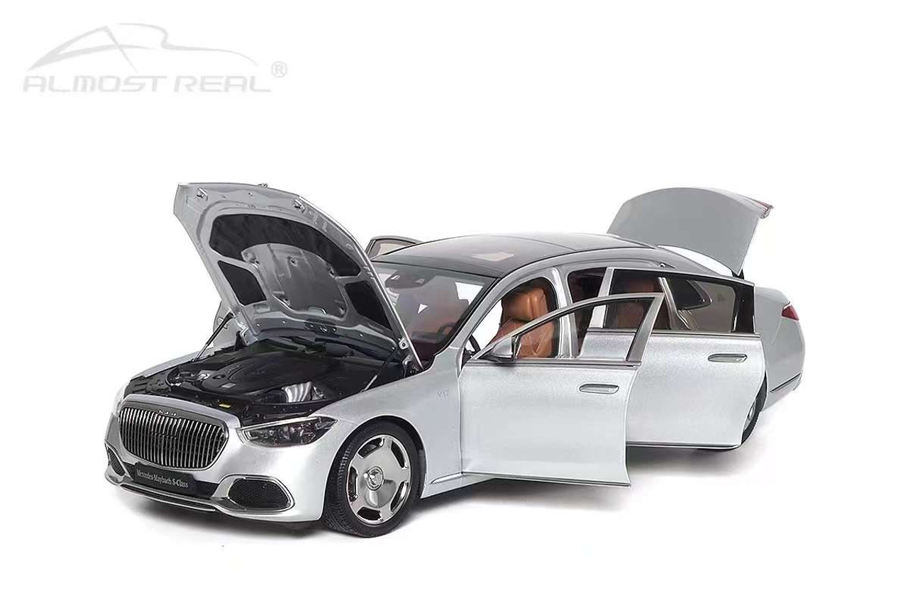1/18 Almost Real 2021 Mercedes-Benz Maybach S-Class (Silver) Car Model