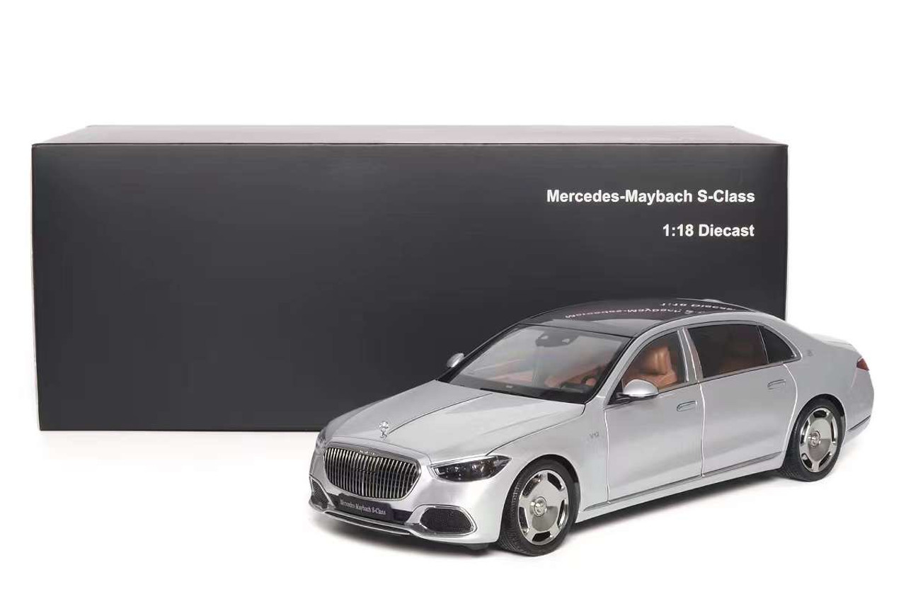 1/18 Almost Real 2021 Mercedes-Benz Maybach S-Class (Silver) Car Model
