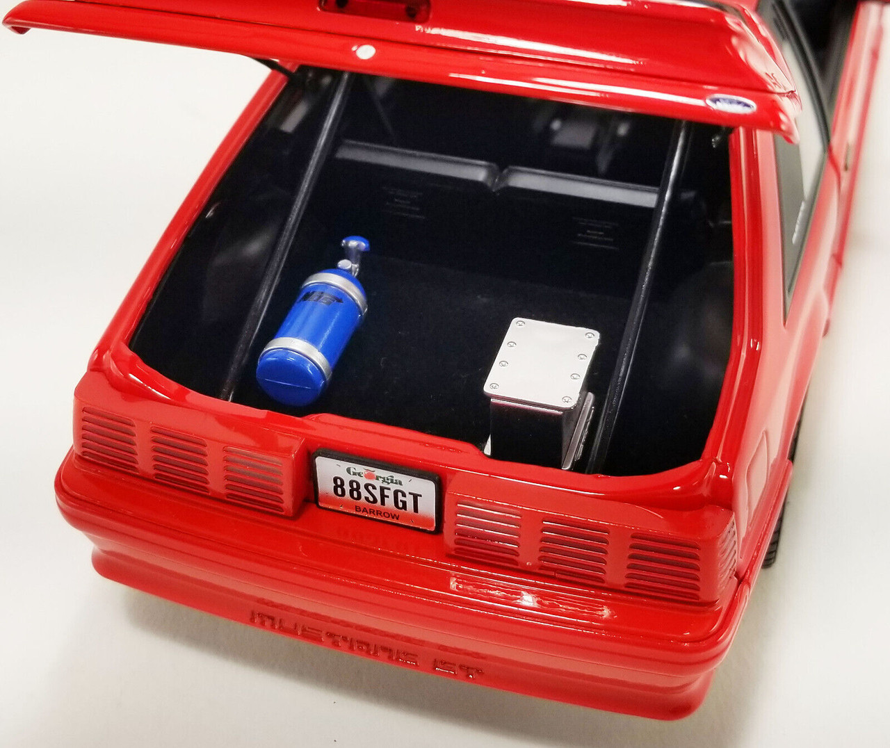 1/18 GMP 1988 Ford Mustang GT Street Fighter (Red) Diecast Car