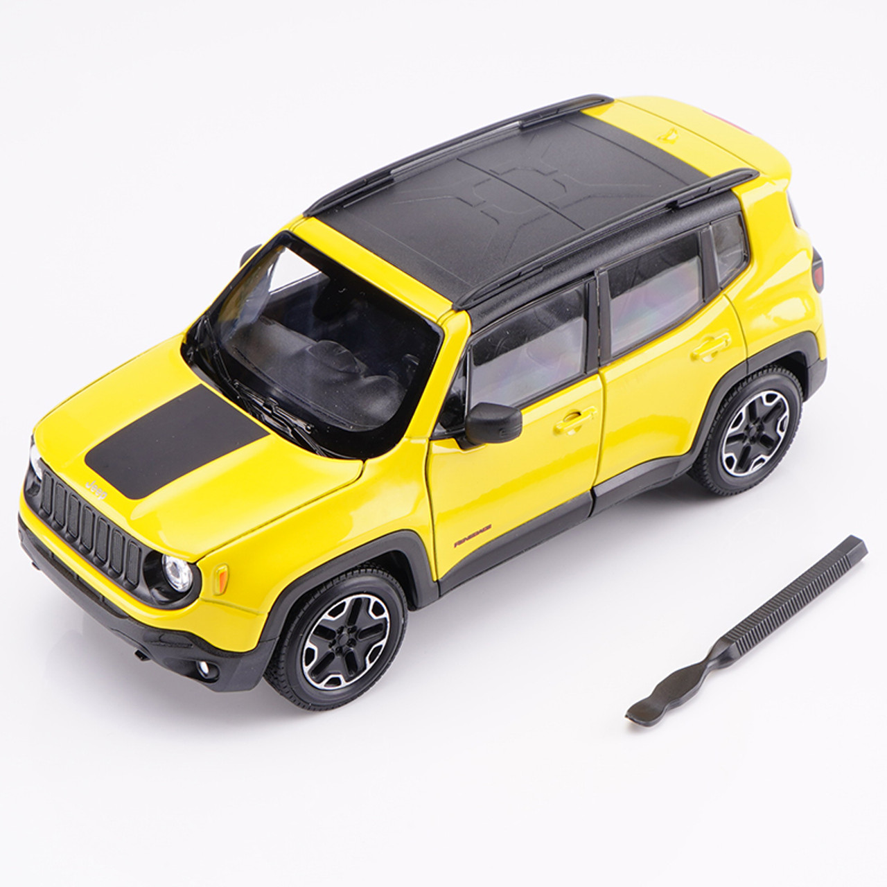 1/24 Welly FX Jeep Renegade (Yellow) Diecast Car Model
