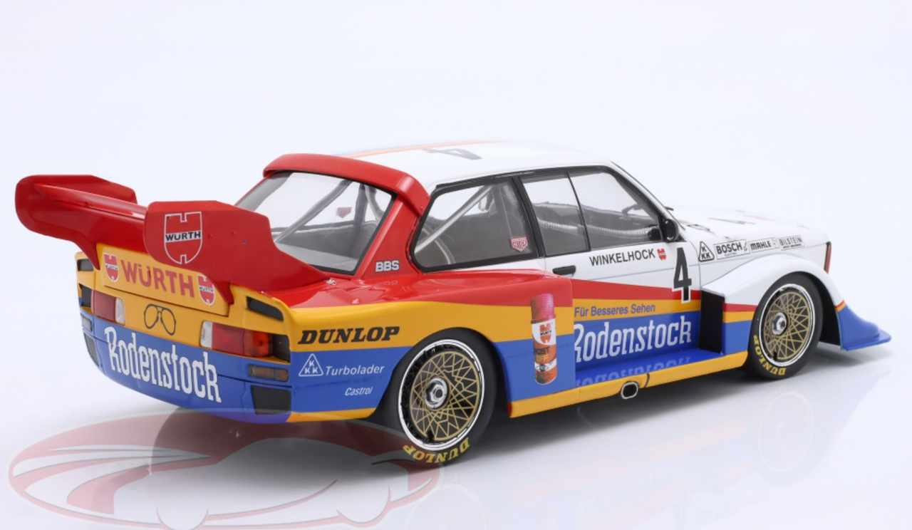 1/18 Modelcar Group 1979 BMW 320 Gr.5 #4 DRM Zolder Rodenstock Würth Team Manfred Winkelhock Car Model