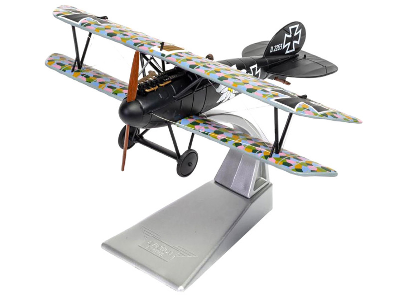 Albatros D.V Fighter Aircraft "Edelweiss Otto Kissemberth Jasta 23B" (1917) "The Aviation Archive" Series 1/48 Diecast Model by Corgi