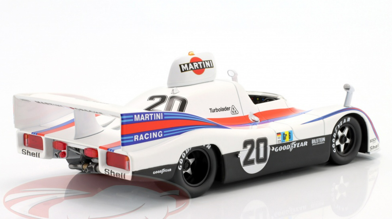 1/18 Werk83 1976 Porsche 936 #20 Winner 24h LeMans Martini Racing Porsche System Jacky Ickx, Gijs van Lennep Car Model