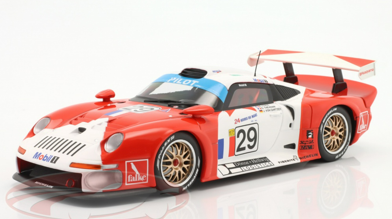 Werk83 1/18 Porsche 911 GT1 3.2L TURBO #29 24h LE MANS 1997 A.FERTE J.VON GARTZEN O.THEVENIN　ポルシェ