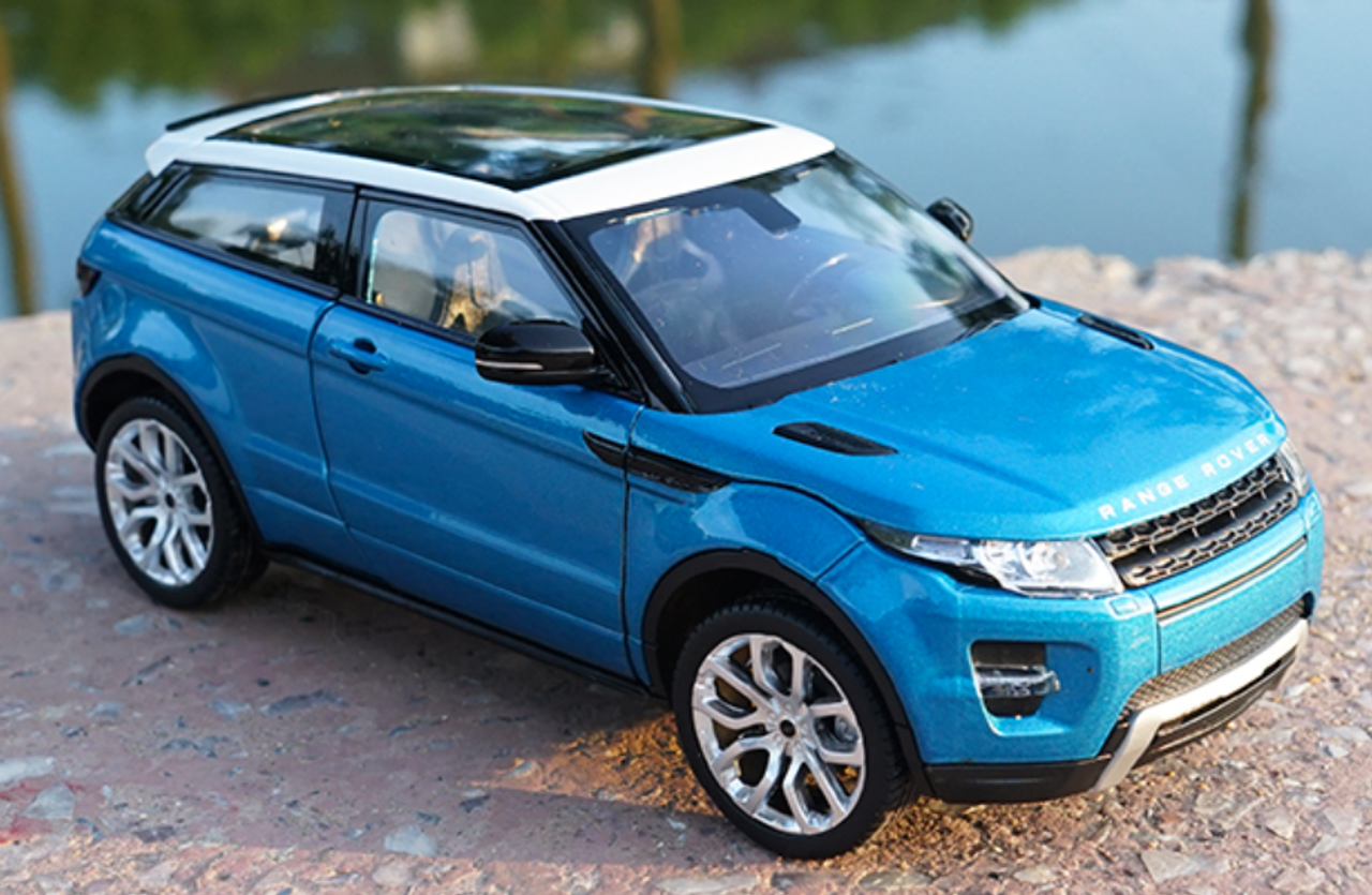 1/24 Welly FX Land Rover Range Rover Evoque (Blue) Diecast Car Model