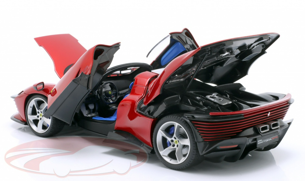 1/18 BBurago Signature 2022 Ferrari Daytona SP3 Open Top (Magna Red Metallic) Diecast Car Model