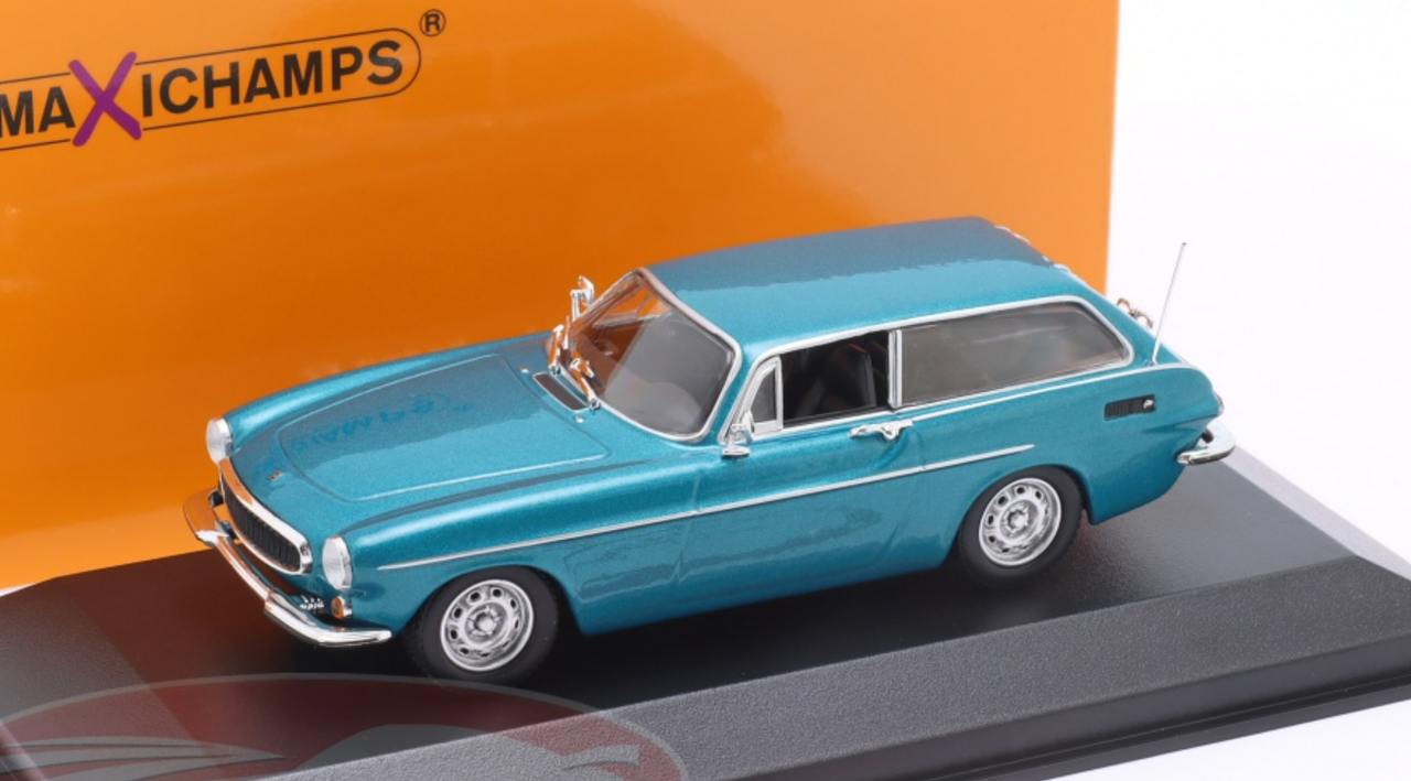 1/43 Minichamps 1971 Volvo P1800 ES (Turquoise Blue Metallic) Car Model