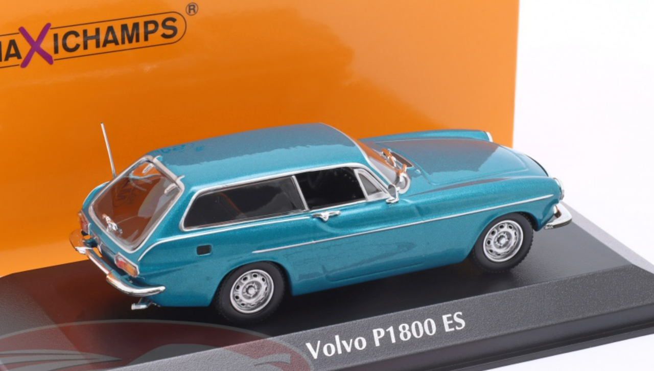 1/43 Minichamps 1971 Volvo P1800 ES (Turquoise Blue Metallic) Car Model