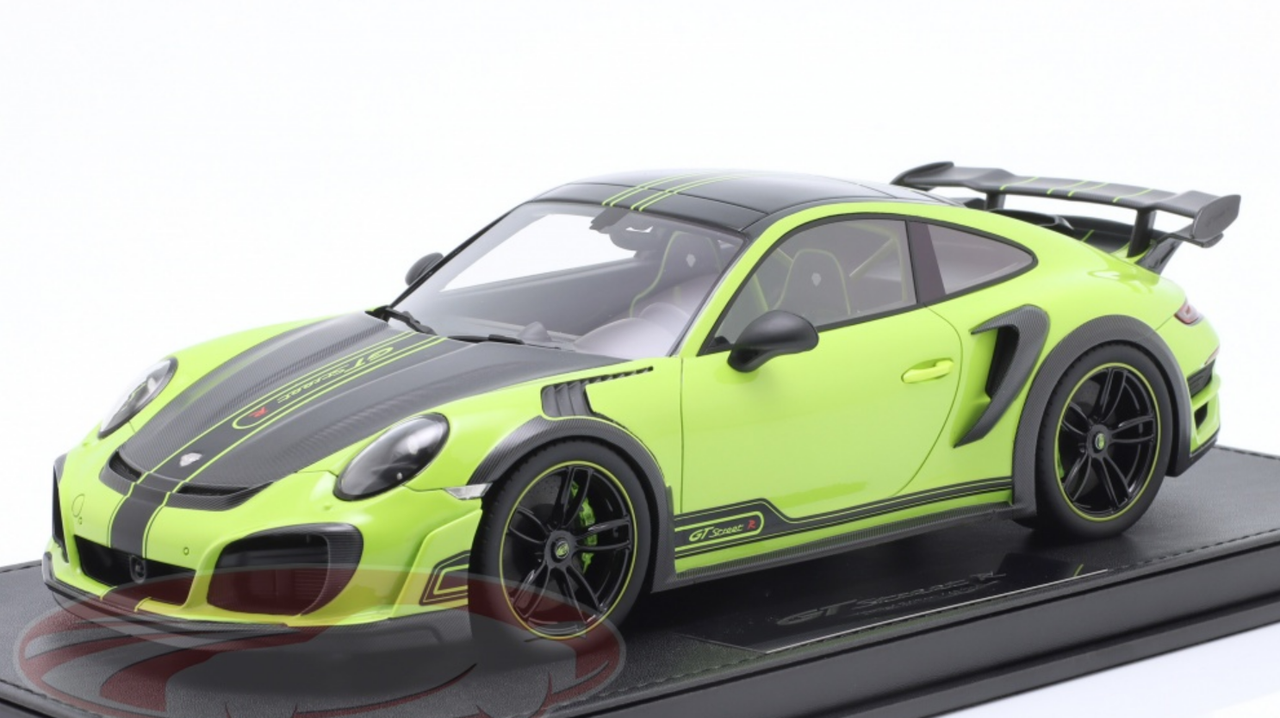 1/18 Cartima Techart GTstreet R Porsche 992 Modification (Daphne Green) Car Model