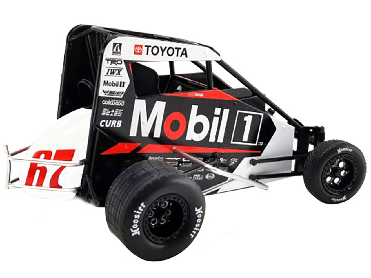 Midget Sprint Car #67 Buddy Kofoid "Mobil 1" Toyota Racing "USAC National Midget Championship" (2022) 1/18 Diecast Model Car by ACME