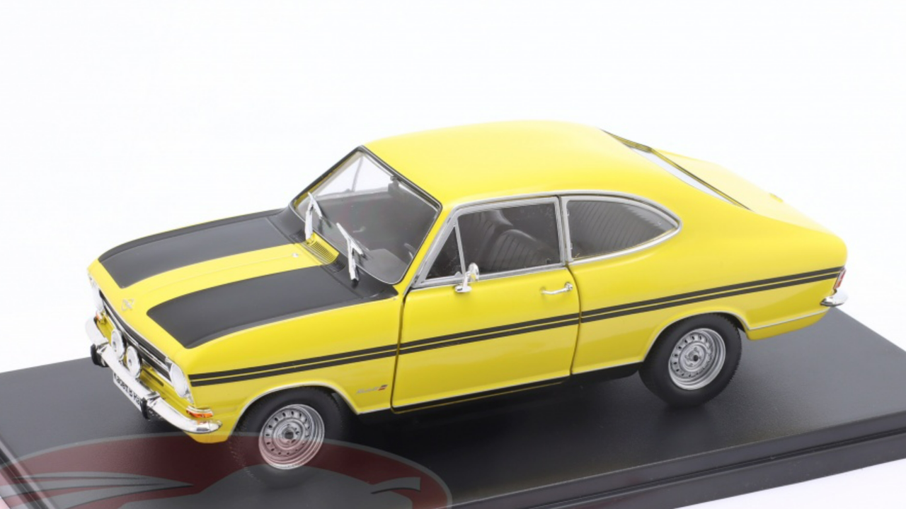 1/24 Hachette 1970 Opel Kadett B Rallye (Yellow) Diecast Car Model