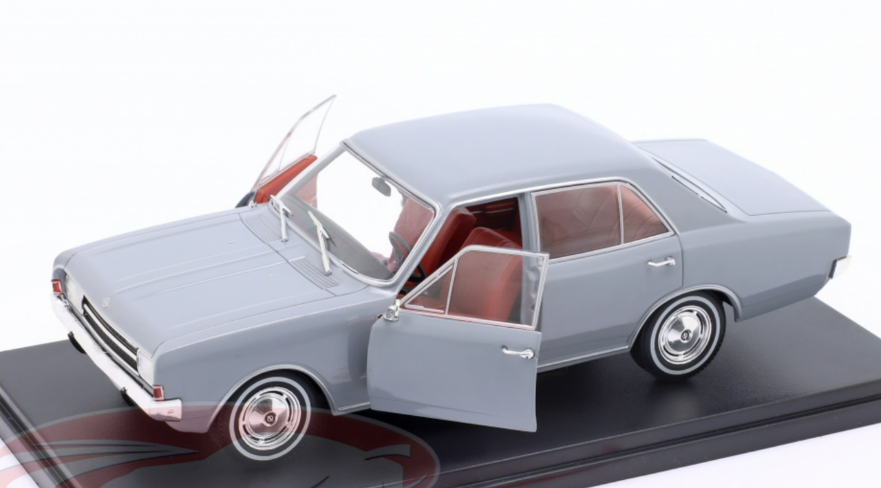 1/24 Hachette 1967 Opel Rekord 1900 L (Grey) Diecast Car Model